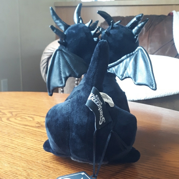 Killstar Black Two-Headed Dragon Plush - Picture 4 of 6